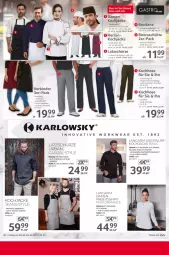 Gazetka promocyjna Selgros - Gastronomie - Gazetka - ważna od 17.04 do 17.04.2024 - strona 38 - produkty: arlo, Bau, baumwolle, Brei, eis, erde, hose, Jacke, jeans, reis, Ria, Schürze, shirt, Ti, wolle