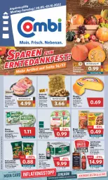 Gazetka promocyjna Combi - Prospekte - Gazetka - ważna od 01.10 do 01.10.2022 - strona 1 - produkty: Becher, beutel, bresso, eis, flasche, fleisch, frischkäse, funny-frisch, holländischer schnittkäse, jack daniel, jack daniels, kartoffel, kartoffeln, Käse, kasseler, Kürbis, likör, maggi, maggi fix, pils, pilsener, reis, rügenwalder, sac, schinken, Schinkenspicker, schnittkäse, schwein, schweine, schweinefleisch, Spezi, tennessee whiskey, Ti, wein, weine, whiskey, ZTE