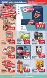 Gazetka promocyjna Combi - Prospekte - Gazetka - ważna od 01.10 do 01.10.2022 - strona 12 - produkty: angebot, angebote, auer, barilla, beutel, bley, bockwurst, bohne, bohnen, bonduelle, eis, elle, erbsen, filet, filets, fisch, flasche, gewürz, gewürzketchup, grüne bohnen, gurke, gurken, hawesta, Hela, hering, Herings, heringsfilets, junge erbsen, ketchup, maggi, Mett, metten, möhren, pasta, Pasta Sauce, pesto, reis, ring, rotkohl, sauce, saucen, saupiquet, suppe, thunfisch, thunfisch filets, Ti, wurst, würstchen, ZTE