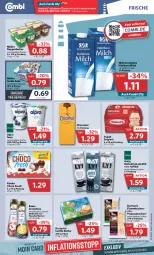 Gazetka promocyjna Combi - Prospekte - Gazetka - ważna od 01.10 do 01.10.2022 - strona 8 - produkty: alpro, angebot, angebote, Becher, butter, choco fresh, creme, decke, drink, eis, flammkuchen, flasche, gin, hafer, Haferdrink, haltbare milch, Kinder, Kinder Choco fresh, kuchen, lamm, milch, Müller, pizza, rama, rama cremefine, reis, soya, Ti, weihenstephan, ZTE