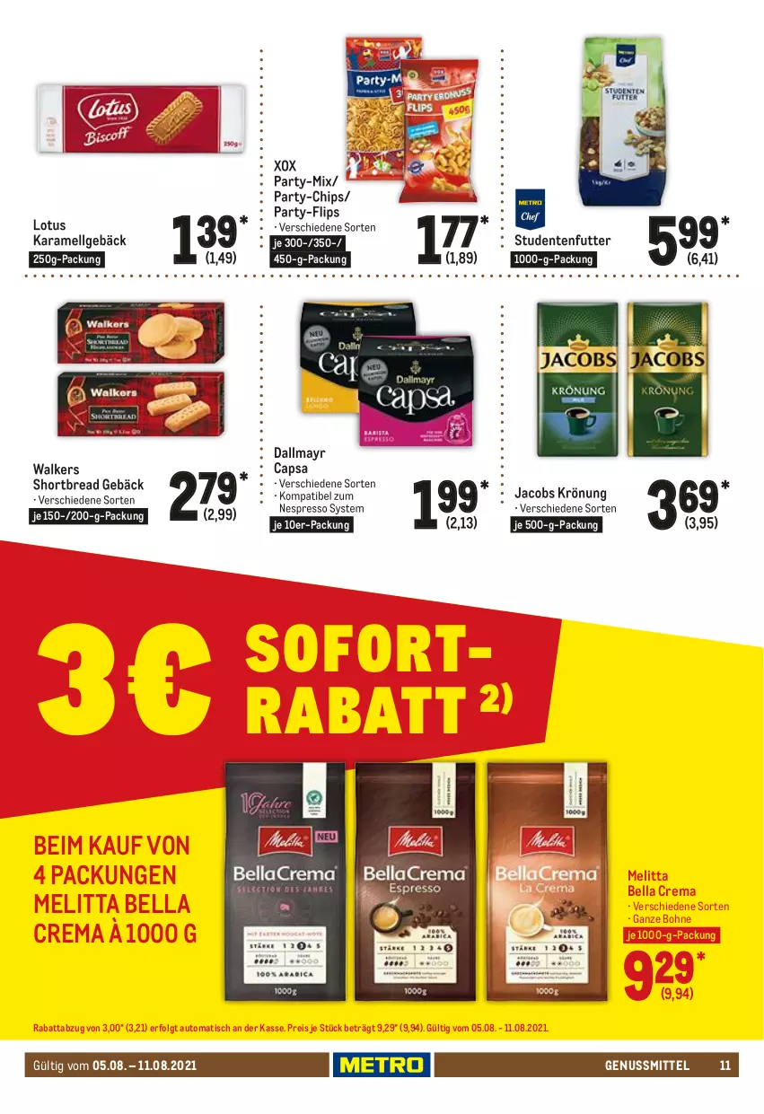 Aktueller Prospekt Metro - Food - von 05.08 bis 11.08.2021 - strona 11