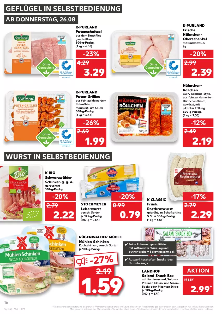 Aktueller Prospekt Kaufland - von 26.08 bis 01.09.2021 - strona 16