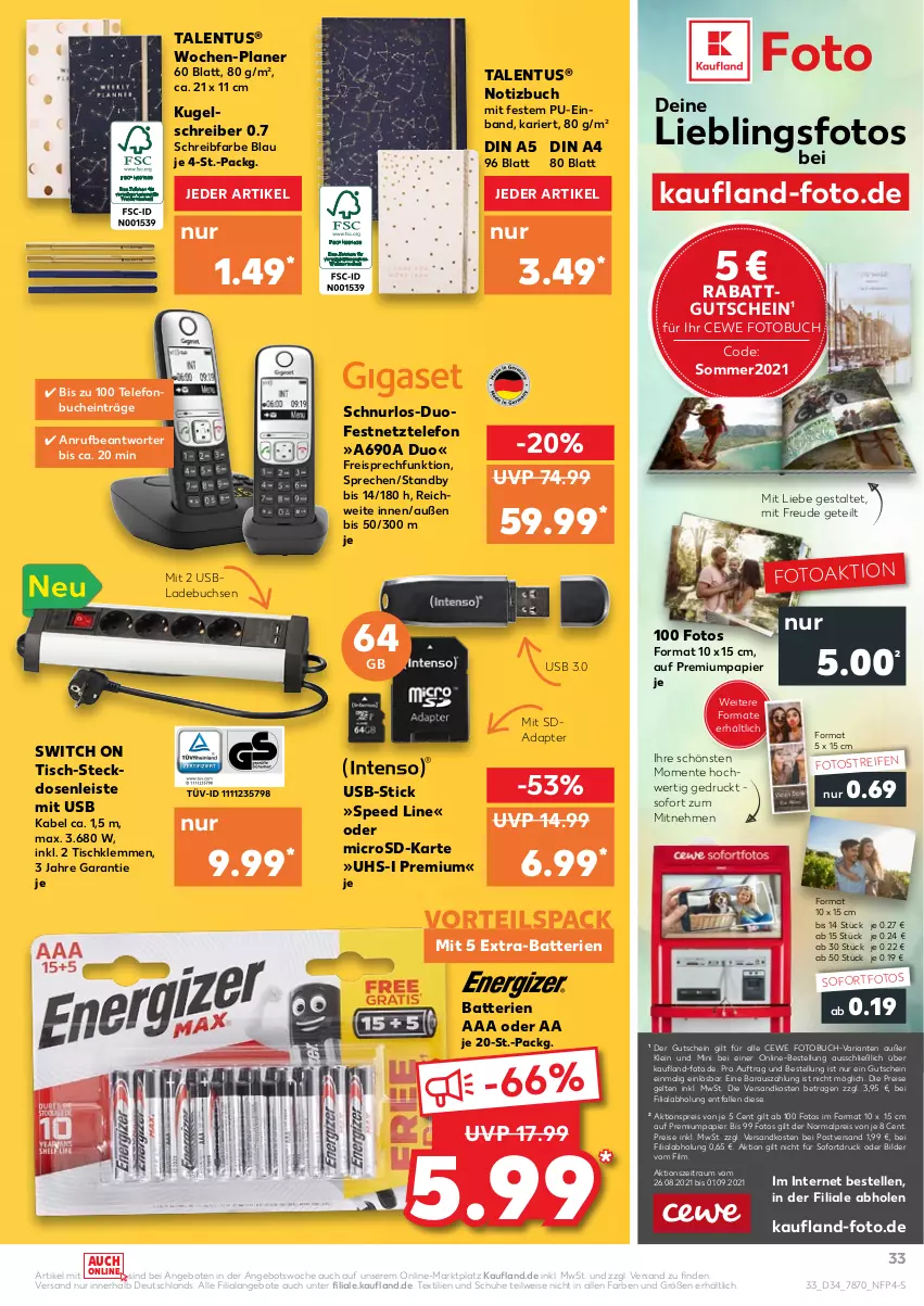 Aktueller Prospekt Kaufland - von 26.08 bis 01.09.2021 - strona 33