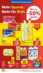 Gazetka promocyjna Lidl - Aktionsprospekt - Gazetka - ważna od 21.10 do 21.10.2023 - strona 50 - produkty: alpro, angebot, blume, blumen, coupon, drink, eis, elle, granini, granini die limo, limo, margarine, ndk, pasta, reis, Schal, Schale, sonnenblume, sonnenblumen, tee, teekanne, teller, Ti, vita