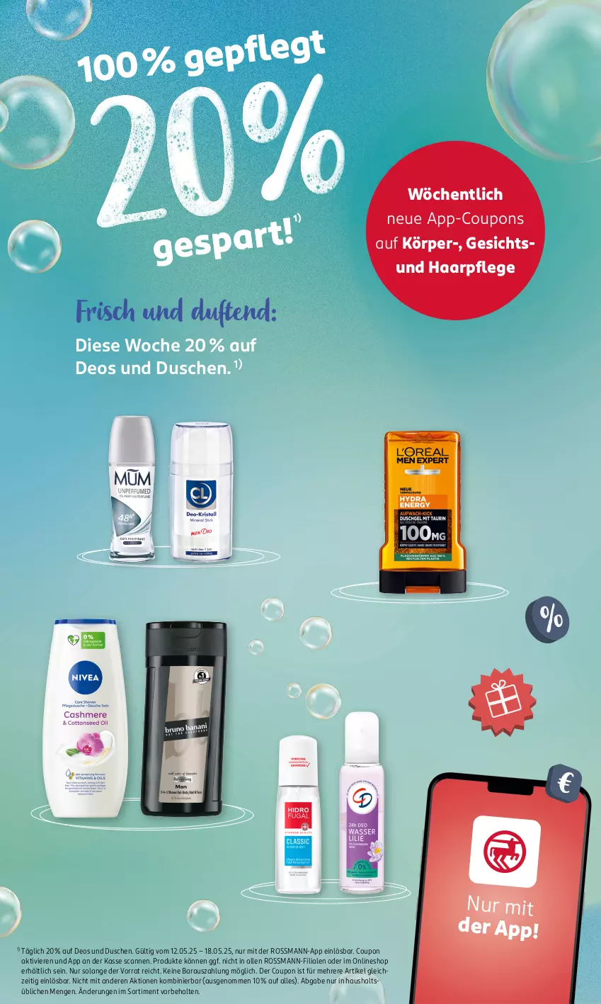 Aktueller Prospekt Rossmann - Prospekte - von 12.05 bis 18.05.2025 - strona 3 - produkty: coupon, coupons, deo, dusche, haarpflege, Ti