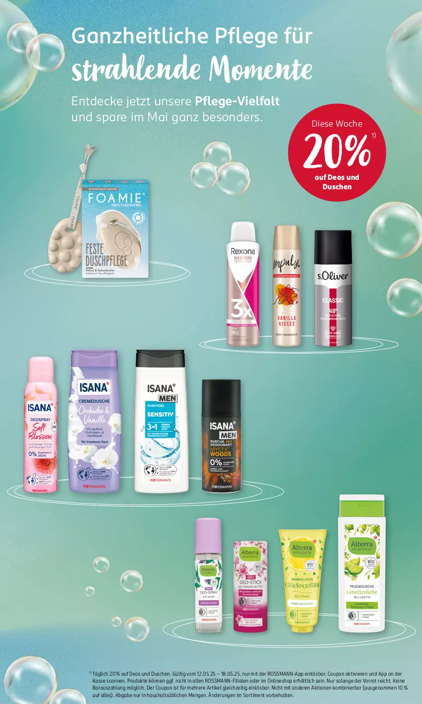 Aktueller Prospekt Rossmann - Prospekte - von 12.05 bis 18.05.2025 - strona 4 - produkty: coupon, decke, deo, dusche, ente, Ti