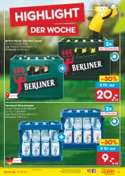 Gazetka promocyjna Netto Marken-Discount - Filial-Angebote - Gazetka - ważna od 10.06 do 10.06.2023 - strona 3 - produkty: Alwa, angebot, berliner, bestpreis, eis, mineralwasser, natur, natur radler, pils, pilsner, radler, reis, rel, Spreequell, Ti, wasser, ZTE