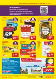 Gazetka promocyjna Netto Marken-Discount - Filial-Angebote - Gazetka - ważna od 10.06 do 10.06.2023 - strona 35 - produkty: angebot, auer, banane, bananen, bestpreis, bonne maman, buch, Casali, dauertiefpreis, deutschlandcard, eis, gewürz, Gewürzgurke, gewürzgurken, gin, gurke, gurken, kaugummi, konfitüre, mam, reis, reiseveranstalter, schoko, Schokobananen, spreewaldhof, Ti, tiefpreis, torte, uhr, waffeln, ZTE