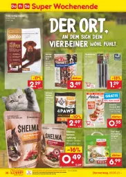 Gazetka promocyjna Netto Marken-Discount - Filial-Angebote - Gazetka - ważna od 10.06 do 10.06.2023 - strona 36 - produkty: bestpreis, beutel, eis, gin, hundesnack, hundesnacks, katzennahrung, klumpstreu, ndk, reis, rind, saft, snack, snacks, Ti
