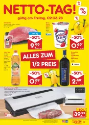 Gazetka promocyjna Netto Marken-Discount - Filial-Angebote - Gazetka - ważna od 10.06 do 10.06.2023 - strona 39 - produkty: angebot, auer, auto, Bau, Bauer, bestpreis, beutel, braten, chardonnay, eis, fisch, fleisch, frucht, fruchtjoghurt, grand sud, gulasch, joghur, joghurt, Kugel, mac, merl, merlot, mit frucht, obst, reis, tee, Ti, tisch, Vakuumierer, volvic, wasser, ZTE