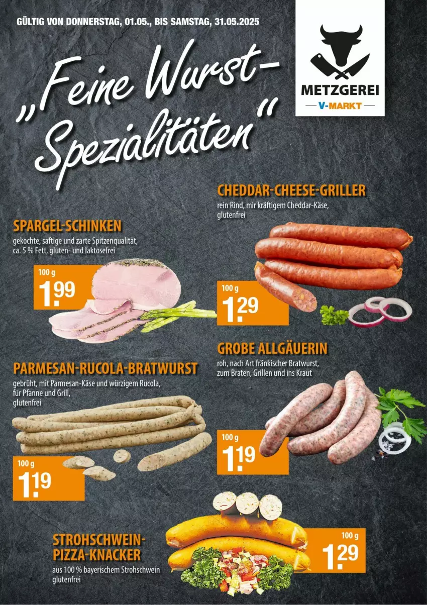 Aktueller Prospekt Vmarkt - Prospekte - von 21.05 bis 04.06.2025 - strona 2 - produkty: cheddar, cola, Elan, Käse, rind, rucola, saft, spitzenqualität, Ti