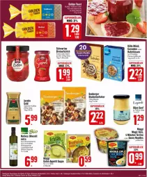 Gazetka promocyjna Edeka - Prospekte - Gazetka - ważna od 16.03 do 16.03.2024 - strona 13 - produkty: aufstrich, Berger, beutel, brot, brotaufstrich, cerealien, Dijon Senf, elle, ente, flasche, gin, hafer, Heu, jacobs, kaffee, kissen, kölln, löslicher kaffee, maggi, müsli, natives olivenöl, olive, oliven, olivenöl, Ria, seeberger, senf, studentenfutter, suppe, teller, terrine, Ti, trolli