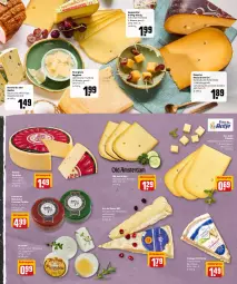 Gazetka promocyjna Rewe - Prospekte - Gazetka - ważna od 16.04 do 16.04.2022 - strona 7 - produkty: aktionspreis, appenzeller, bavaria blu, Beemster, Bergkäse, brie, cheddar, doppelrahmstufe, eis, elle, französischer weichkäse, frau antje, frischkäse, hartkäse, holländischer schnittkäse, italienischer hartkäse, Käse, milch, Old Amsterdam, parmigiano, parmigiano reggiano, reggiano, reis, Ria, schnittkäse, schweizer hartkäse, Ti, weichkäse