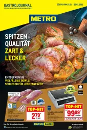 Gazetka promocyjna Metro - Gastro Journal - Gazetka - ważna od 26.01 do 26.01.2022 - strona 1 - produkty: decke, eis, induktionskochfeld, Kette, kochfeld, lachs, Metro, Rauch, reis, schwein, schweine, Schweinelachs, spitzenqualität, Ti, timer, top-hit, wein, weine