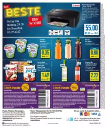 Gazetka promocyjna Diska - Prospekte - Gazetka - ważna od 03.09 do 03.09.2022 - strona 12 - produkty: aeg, almighur, almighurt, angebot, angebote, Astra, coupon, deka, drucker, duplo, ehrmann, ehrmann almighurt, eier, eis, ente, erde, ferrero, flasche, guthabenkarte, hanuta, Kinder, kinder riegel, multifunktionsdrucker, nero, riegel, ring, sac, Tchibo, tee, telefon, Ti, uhr, wein