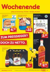 Gazetka promocyjna Netto Marken-Discount - Filial-Angebote - Gazetka - ważna od 02.04 do 02.04.2022 - strona 31 - produkty: angebot, blended scotch, blended scotch whisky, buch, hasseröder, Holz, joghur, joghurt, joghurt mit der ecke, johnnie walker, Müller, pils, pizza, premium pils, scotch, scotch whisky, Ti, whisky, wiener, wiener würstchen, würstchen, ZTE