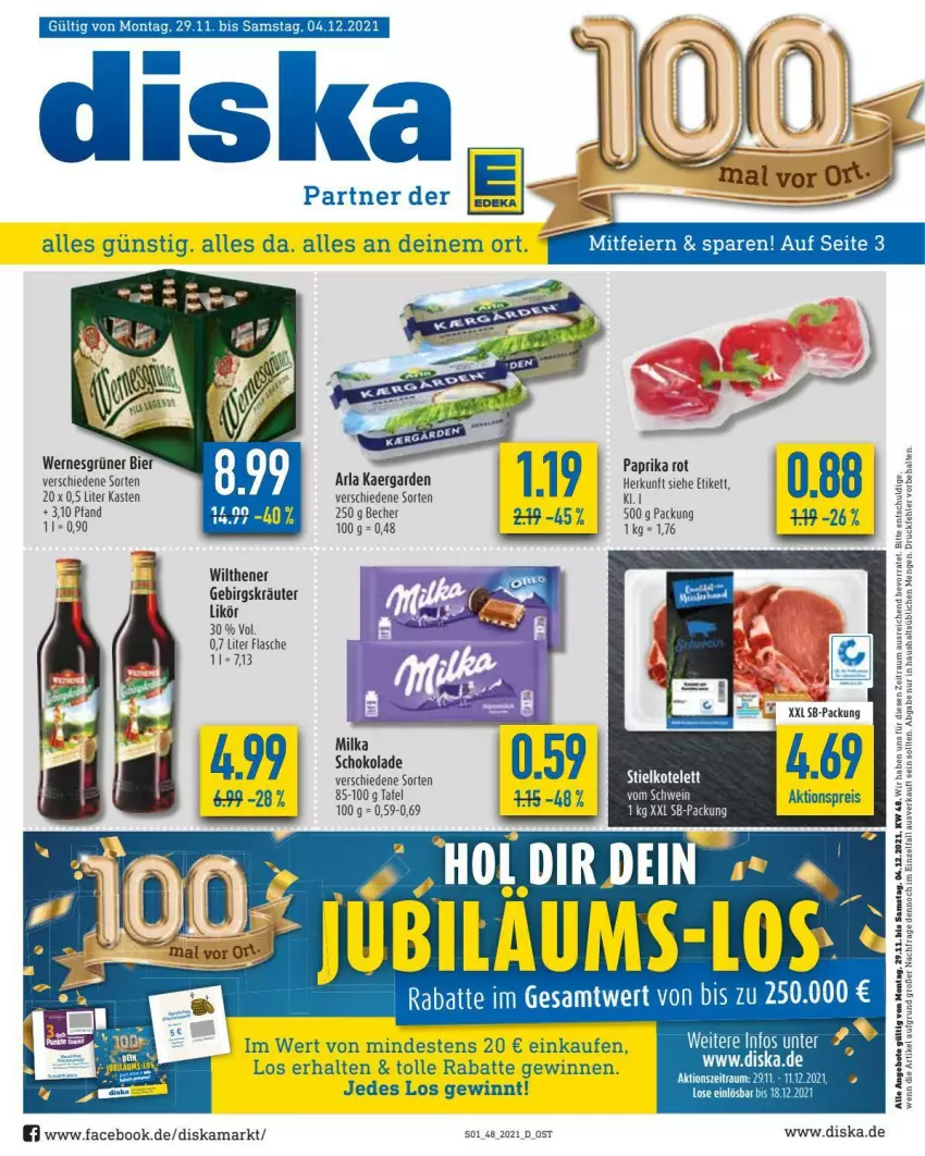 Aktueller Prospekt Diska - Prospekte - von 29.11 bis 04.12.2021 - strona 1