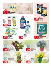 Gazetka promocyjna Feneberg - Prospekte - Gazetka - ważna od 23.03 do 23.03.2024 - strona 14 - produkty: beutel, dusche, eis, elle, erde, felix, feuchtes toilettenpapier, Garten, hakle, katzensnack, katzensnacks, kneipp, LG, Narzissen, papier, purina, reis, snack, snacks, spee, Ti, toilettenpapier, topf, Trockennahrung, Vase, vollwaschmittel, waschmittel, wasser, zewa, zwiebel, zwiebeln