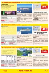 Gazetka promocyjna Netto Marken-Discount - Reise-Angebote November - Gazetka - ważna od 30.11 do 30.11.2023 - strona 15 - produkty: bett, Betten, Brei, buch, diadem, dusche, eis, elle, ente, erde, Etagenbett, fenster, getränk, getränke, Glastür, Heu, kreuzfahrten, leine, LG, Liege, mac, matratze, matratzen, Persona, pool, reis, reiseveranstalter, rwe, sekt, snack, snacks, Spezi, Sport, telefon, Thea, Ti, uhr, wasser, wasserrutsche, Whirlpool