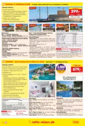 Gazetka promocyjna Netto Marken-Discount - Reise-Angebote November - Gazetka - ważna od 30.11 do 30.11.2023 - strona 2 - produkty: anreisetermine, Bad, Brei, buch, Cap, eis, elle, ente, Faktu, innenpool, Mode, nuss, perlen, Persona, pool, preisvorteil, pril, rama, reis, reiseveranstalter, reiseverlauf, rezept, Schal, Schmuck, Spezi, teppich, Ti, uhr, wasser, wein, zimmerbeispiel