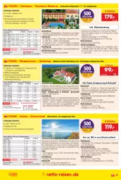 Gazetka promocyjna Netto Marken-Discount - Reise-Angebote November - Gazetka - ważna od 30.11 do 30.11.2023 - strona 21 - produkty: Abtei, anreisetermine, aust, axe, Bad, bett, buch, cola, drink, drinks, dusche, eis, ente, Garten, getränk, getränke, grill, Kamin, Kinder, Kinderbett, kühlschrank, kurtaxe, lebensmittel, leine, LG, Mode, pool, reis, reiseveranstalter, rezept, Ria, rwe, Schrank, Stier, telefon, Ti, Tiere, uhr, wein, Whirlpool