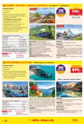 Gazetka promocyjna Netto Marken-Discount - Reise-Angebote November - Gazetka - ważna od 30.11 do 30.11.2023 - strona 8 - produkty: anreisetermine, aust, auto, axe, Bad, Brei, brie, buch, dusche, eis, elle, erde, individuelle abreise, kurtaxe, Liege, maggi, rama, reis, reiseveranstalter, reiseverlauf, rezept, schirme, sim, sonnenschirm, Stier, telefon, Ti, Tiere, uhr, wasser, zitrone, zitronen