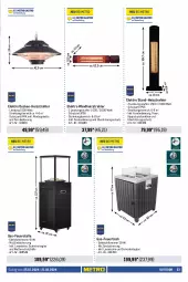 Gazetka promocyjna Metro - Outdoor Spezial - Gazetka - ważna od 21.02 do 21.02.2024 - strona 33 - produkty: decke, edelstahl, eis, Elektro, elle, fernbedienung, Kette, Ria, schlauch, schott, schutzhülle, Ti, timer, tisch, überhitzungsschutz, wandhalterung