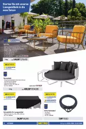 Gazetka promocyjna Metro - Outdoor Spezial - Gazetka - ważna od 21.02 do 21.02.2024 - strona 8 - produkty: beistelltisch, bett, eis, kissen, LG, möbel, Ria, Rückenkissen, schutzhülle, Sofa, Ti, tisch