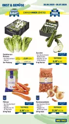 Gazetka promocyjna Metro - Wochen-Angebote Gastro - Gazetka - ważna od 05.07 do 05.07.2025 - strona 8 - produkty: beutel, edamer, eimer, eis, Gemüsezwiebel, gouda, mac, milch, milram, möhren, obst, reis, sac, sahne, salat, salatherzen, schlagsahne, Ti, tiefpreis, zucchini, zwiebel, zwiebeln