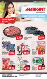 Gazetka promocyjna Markant - Prospekte - Gazetka - ważna od 05.08 do 05.08.2023 - strona 1 - produkty: angebot, angebote, Bau, beere, beeren, chips, cola, Dr. Oetker, eis, elle, flasche, fleisch, hackfleisch, heidelbeere, heidelbeeren, korn, milch, pizza, reis, rind, rinder, rinderhackfleisch, ristorante, ristorante pizza, Schal, Schale, schinken, Ti, uhr, weizenkorn, ZTE
