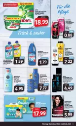 Gazetka promocyjna Markant - Prospekte - Gazetka - ważna od 05.08 do 05.08.2023 - strona 11 - produkty: after sun, allzweckreiniger, aloe vera, ariel, bio, brillance, creme, danklorix, duschdas, duschgel, flasche, gliss, haarspray, hygiene-reiniger, milch, nivea, nivea sun, oder schaumfestiger, Pods, reiniger, schaumfestiger, schwarzkop, schwarzkopf, shampoo, sonderposten, sonnenmilch, sonnenspray, spülung, syoss, Ti, weck, Yo