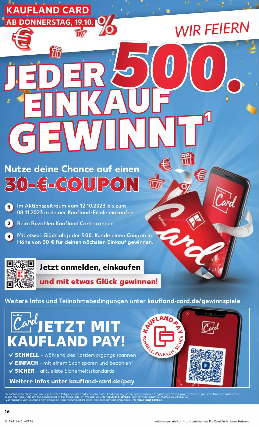 Aktueller Prospekt Kaufland - Prospekt - von 19.10 bis 25.10.2023 - strona 16 - produkty: coupon, eier, ente, gewinnspiel, Spiele, Ti