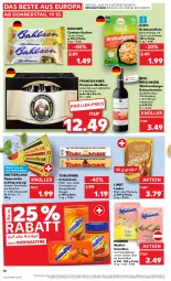 Gazetka promocyjna Kaufland - Prospekt - Gazetka - ważna od 25.10 do 25.10.2023 - strona 10 - produkty: alkohol, angebot, appenzeller, bahlsen, Berger, bier, comtess, comtess kuchen, creme, eis, elle, franziskaner, honig, kartoffel, kartoffeln, Käse, kuchen, lindor, lindt, mandel, mandeln, Manner, milch, natur, ovomaltine, pfanne, pfannen, Popp, qualitätswein, qualitätsweine, rotwein, schnitten, schnittkäse, schoko, schokolade, snack, Speck, Ti, toblerone, trolli, trollinger, Waffelschnitte, wein, weine, Weiße Schokolade, ZTE, zwiebel, zwiebeln