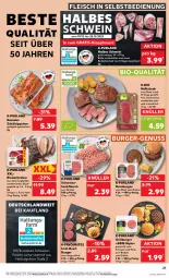 Gazetka promocyjna Kaufland - Prospekt - Gazetka - ważna od 25.10 do 25.10.2023 - strona 21 - produkty: angebot, angebote, beef, besteck, bio, braten, burger, eis, elle, fleisch, fleisch in selbstbedienung, geschirr, grill, hackfleisch, hamburger, hüftsteak, ilag, jungbullen, kasseler, Klappbox, natur, nuss, purland, rind, rinder, rinderbraten, schwein, schwein und rind, schweine, schweinefleisch, Schweinehackfleisch, steak, teller, Ti, tisch, vom schwein und rind, wein, weine