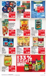 Gazetka promocyjna Kaufland - Prospekt - Gazetka - ważna od 25.10 do 25.10.2023 - strona 31 - produkty: angebot, angebote, apfel, apfelmus, auer, basilikum, beanz, beutel, bohne, bohnen, bolognese, brot, cirio, creme, eis, erbsen, filet, filets, fisch, fleisch, früchte, früchten, frühstücksfleisch, geback, gewürz, gin, hawesta, heinz, hengstenberg, hering, Herings, heringsfilets, hülsenfrüchte, kichererbsen, Kraut, Kühne, linsen, maggi, odenwald, ravioli, ring, salat, Sauerkraut, schwein, schweine, schweinefleisch, senf, Soße, spaghetti, spaghetti bolognese, Speck, thunfisch, Ti, tomate, tomaten, tomatenmark, tulip, wein, weine, würstchen, ZTE