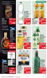 Gazetka promocyjna Kaufland - Prospekt - Gazetka - ważna od 25.10 do 25.10.2023 - strona 33 - produkty: alkohol, aloe vera, angebot, angebote, aqua, bier, blended scotch, blended scotch whisky, corona, corona extra, erfrischungsgetränk, frucht, getränk, getränke, gin, green tea, Hohes C, islay single malt, kaffee, kakao, laphroaig, lindor, lindt, mac, mango, meersalz, nuss, pfirsich, Rauch, salz, schoko, schokolade, scotch, scotch whisky, single malt, Spezi, tee, Ti, volvic, whisky, zitrone, zitronen