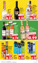 Gazetka promocyjna Kaufland - Prospekt - Gazetka - ważna od 25.10 do 25.10.2023 - strona 47 - produkty: Adidas, angebot, angebote, aperitif, asti, bacardi, baileys, beef, caramel, cassis, cin, cinzano, Cinzano Asti, cocktail, cocktails, deo, drink, drinks, duschgel, eis, freixenet, frucht, getränk, getränke, gin, hundesnack, irish cream, kirsch, kirsche, kraft, lack, lillet, liqueur, nivea, roséwein, rotwein, rum, saft, snack, Ti, vita, vitakraft, wein, Weißwein