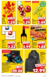 Gazetka promocyjna Kaufland - Prospekt - Gazetka - ważna od 25.10 do 25.10.2023 - strona 7 - produkty: akku, angebot, angebote, apfel, Bohrschrauber, die ofenfrische, Dr. Oetker, eis, früchte, grana, granatapfel, Holz, Jacke, ladegerät, maggi, maggi würze, Makita, merci, Ofen, pizza, pizza tradizionale, Rana, reis, Ria, Romatomaten, rwe, säge, Schal, Schale, schoko, schokolade, schokoladen, Sport, stichsäge, tafeltrauben, Ti, tomate, tomaten, tradizionale, trauben, wasser