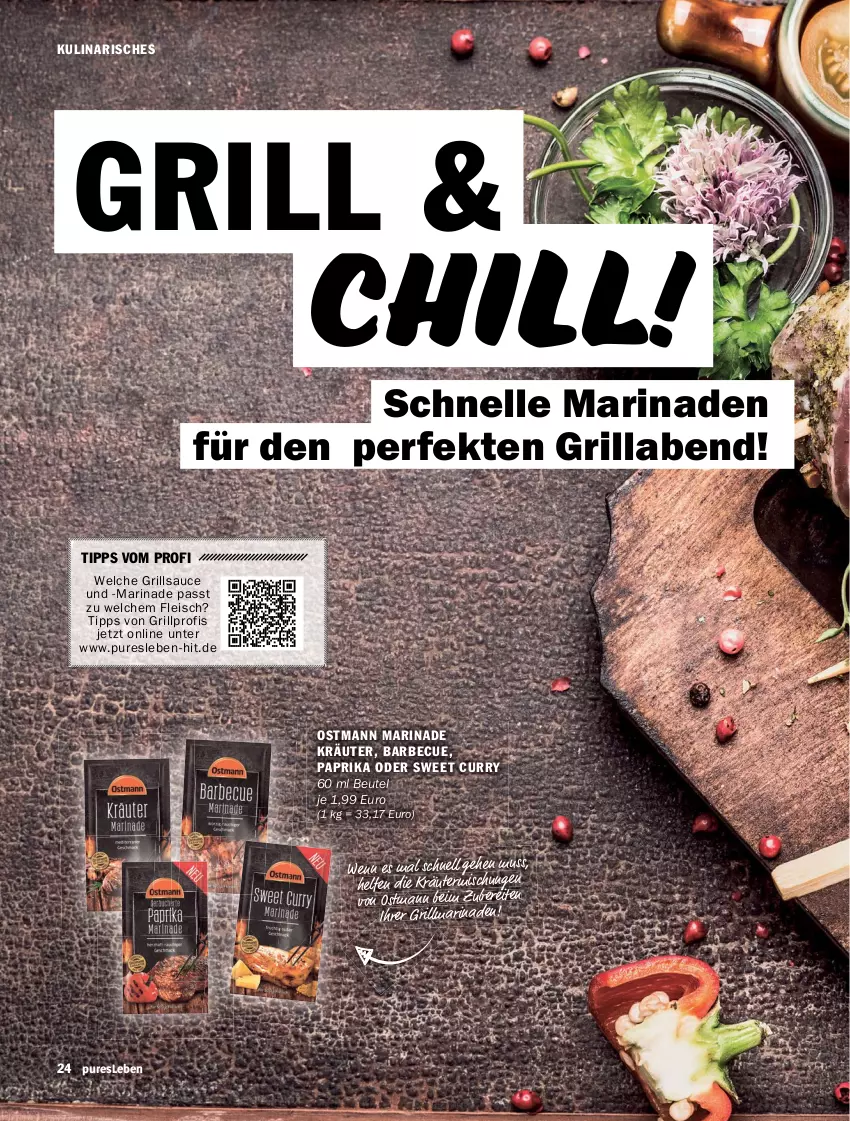 Aktueller Prospekt Hit - Prospekte - von 02.07 bis 31.12.2023 - strona 24 - produkty: barbecue, beutel, curry, eis, elle, fleisch, grill, grillsauce, kräuter, Kräutermischung, marinade, paprika, sauce, Ti