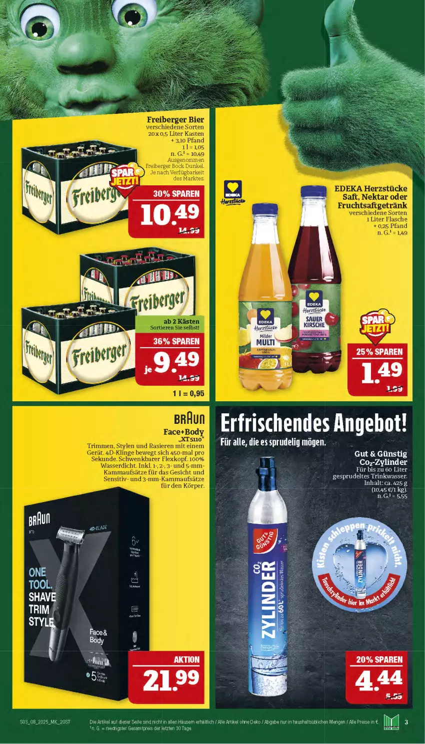 Aktueller Prospekt Marktkauf - Prospekt - von 16.02 bis 22.02.2025 - strona 3 - produkty: angebot, eis, reis, Sprudel, tee, Ti, wasser, ZTE