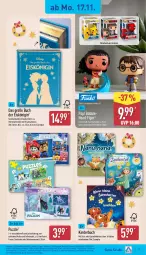 Gazetka promocyjna Aldi Nord - Von Montag - Gazetka - ważna od 22.11 do 22.11.2025 - strona 19 - produkty: buch, dell, disney, eis, Eiskönigin, elle, ente, geschenkset, gin, Hot Wheels, Jura, Kinder, Kinderbuch, Mattel, Mode, nintendo, Paw Patrol, Puzzle, Ria, Ti, wasser