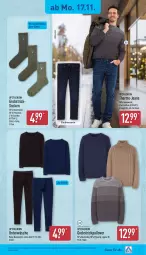 Gazetka promocyjna Aldi Nord - Von Montag - Gazetka - ważna od 22.11 do 22.11.2025 - strona 21 - produkty: Bau, baumwolle, gin, Grobstricksocken, jeans, obst, Pullover, reine baumwolle, Ria, socken, Strickpullover, Stricksocken, Ti, Unterwäsche, up2fashion, wolle, ZTE