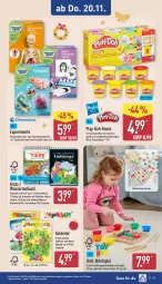 Gazetka promocyjna Aldi Nord - Von Montag - Gazetka - ważna od 22.11 do 22.11.2025 - strona 23 - produkty: buch, dell, ente, fanta, Hasbro, Holz, Janosch, Krebs, Lernspiel, LG, Malbuch, Mode, perlen, Play-Doh, Puzzle, rel, Ria, salz, schrauben, Spiele, Ti, wasser