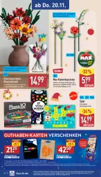 Gazetka promocyjna Aldi Nord - Von Montag - Gazetka - ważna od 22.11 do 22.11.2025 - strona 24 - produkty: aldi, aust, Bau, blume, blumen, Blumenstrauß, dell, eis, elle, gin, guthabenkarte, LG, Mattel, Mode, pflanze, pflanzen, Ria, ring, teller, Ti, ZTE