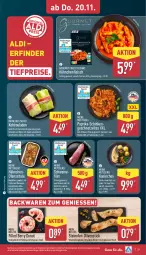 Gazetka promocyjna Aldi Nord - Von Montag - Gazetka - ważna od 22.11 do 22.11.2025 - strona 31 - produkty: aldi, backwaren, braten, Donut, eis, filet, fleisch, geback, geschnetzeltes, gewürz, grill, hackfleisch, Hähnchenfleisch, Kohlrouladen, medaillons, Ofen, olive, oliven, paprika, reis, rind, rouladen, Schal, Schale, schinken, schwein, schwein und rind, schweine, schweinefilet, Speck, steinofen, Ti, tiefpreis, tisch, Trüffel, vom schwein und rind, wein, weine, WICK, Zelt