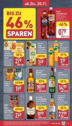 Gazetka promocyjna Aldi Nord - Von Montag - Gazetka - ważna od 22.11 do 22.11.2025 - strona 35 - produkty: auer, ball, beutel, blended scotch, blended scotch whisky, brut, cranberry, eis, Elektro, elle, flasche, frucht, früchte, fruchtsaft, fruchtsäfte, gin, HP, irish whiskey, jameson, kräuter, Laufen, nuss, pepsi, regal, saft, säfte, schoko, schokolade, scotch, scotch whisky, single malt, tee, teekanne, teller, Ti, Trockenfrüchte, volvic, whiskey, whisky, Yo, ZTE, zucker