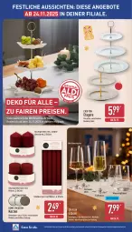 Gazetka promocyjna Aldi Nord - Von Montag - Gazetka - ważna od 22.11 do 22.11.2025 - strona 37 - produkty: angebot, angebote, auer, Crofton, dell, eis, elle, Etagere, gin, Gläser, kerze, LG, magazin, Mode, reis, Ria, rotwein, sekt, Stabkerze, Ti, wasser, wein, Weißwein, weißwein-, Weißweinglas, ZTE