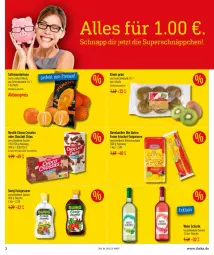 Gazetka promocyjna Diska - Prospekte - Gazetka - ważna od 29.01 do 29.01.2022 - strona 3 - produkty: bernbacher, chips, choclait chips, crossies, essig, flasche, kiwi, mandarine, mandarinen, saft, Schal, Schale, schorle, teigwaren, Ti, wein