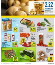 Gazetka promocyjna Diska - Prospekte - Gazetka - ważna od 29.01 do 29.01.2022 - strona 7 - produkty: aktionspreis, bio, braun, burger, champignon, champignons, champignons braun, deka, edeka bio, eis, fisch, kartoffel, kartoffeln, Lauchzwiebel, lauchzwiebeln, paprika, radieschen, reis, Romatomaten, Schal, Schale, speisekartoffeln, Spitzpaprika, suppe, suppen, Ti, tiefpreis, tomate, tomaten, zwiebel, zwiebeln