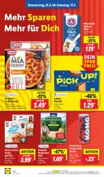 Gazetka promocyjna Lidl - Aktionsprospekt - Gazetka - ważna od 17.02 do 17.02.2024 - strona 52 - produkty: auer, bärenmarke, Bau, Bauer, bergader, Dr. Oetker, drink, eis, elle, fertiggericht, fertiggerichte, haltbare milch, Käse, leibniz, milch, ndk, Pick Up!, preisvorteil, reis, Schal, Schale, teller, Ti
